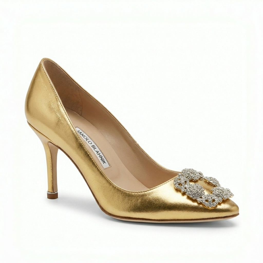 High Quality Imported Brand Logo Heels