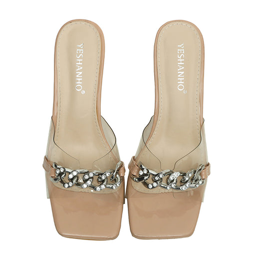 High Quality Imported Transparent High Heels