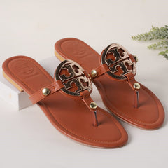 Brand Logo Soft Flat Slipper