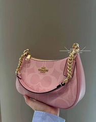 COACH TERI PINK SHOULDER BAG
