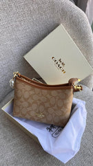 Coach Laurel Mini Shoulder Bag In Signature Canvas