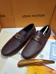 High Quality Imported Pure Leather Brand Logo Shoes