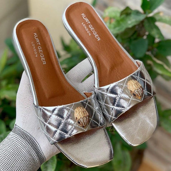 Brand Logo Soft Flat Slipper