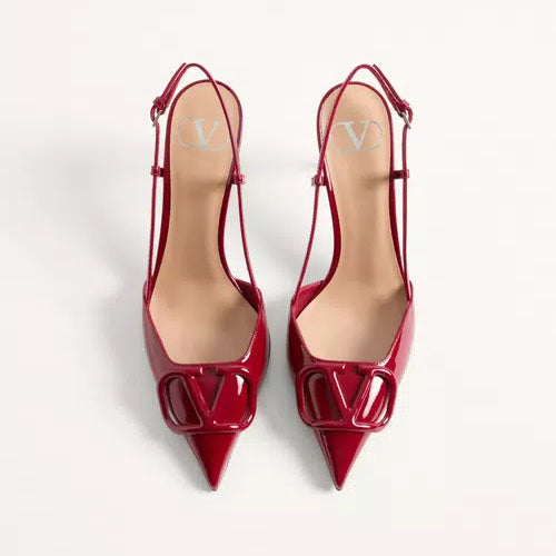 High Quality Imported Brand Logo Heels