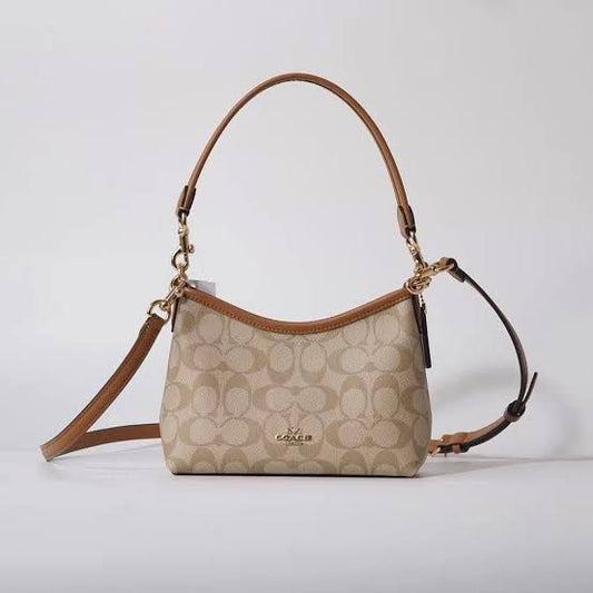 Coach Laurel Mini Shoulder Bag In Signature Canvas