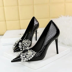 Imported Pointed Toe Court Shoes