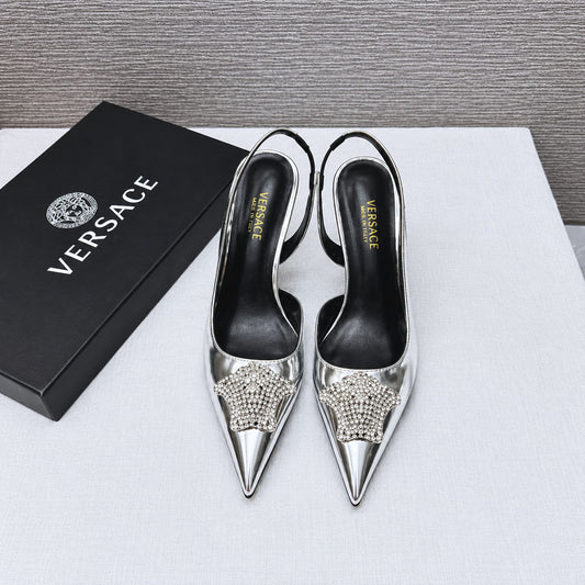 High Quality Imported Brand logo Heels