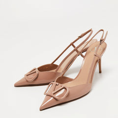 High Quality Imported Brand Logo Heels