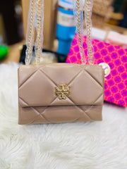 *TORY BURCH*
 KIRA DIAMOND QUILT CONVERTIBLE SHOULDER BAG