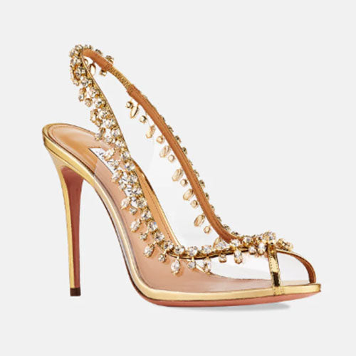 High Quality Imported Brand Logo Heels