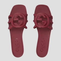 High Quality Imported Brand Logo Soft Flat Slipper