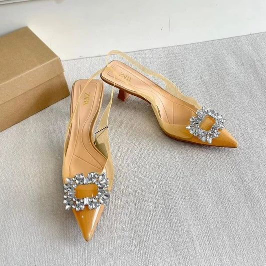 High Quality Imported Pointed Toe Heels