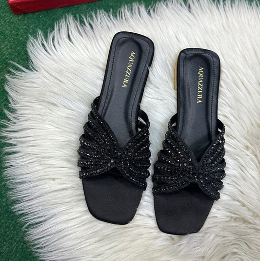 Brand Logo Soft Flat Slipper