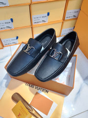 High Quality Imported Pure Leather Brand Logo Shoes