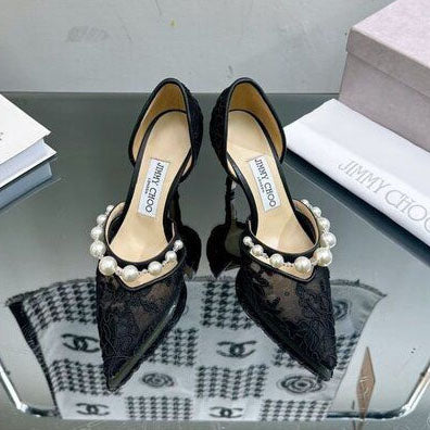 High Quality Imported Brand Logo Heels