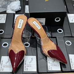High Quality Imported Brand Logo Heels