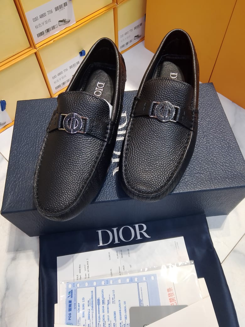 High Quality Imported Pure Leather Brand Logo Shoes