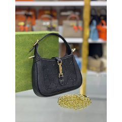GUCCI Jackie 1961 Crystal GG Mini Shoulder Bag