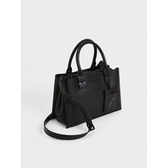 CHARLES & KEITH Cameron Double Top Handle Bag