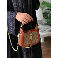 GUCCI Jackie 1961 Crystal GG Mini Shoulder Bag