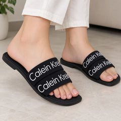 TRENDING SUMMER FLATS - BLACK