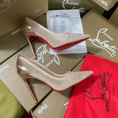High Quality Imported Brand Logo Heels