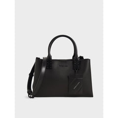 CHARLES & KEITH Cameron Double Top Handle Bag