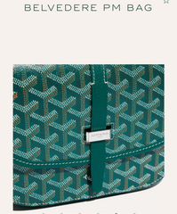 Goyard Belvedere PM Bag Green