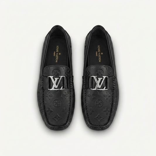 High Quality Imported Pure Leather Brand Logo Shoes