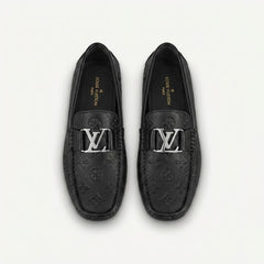 High Quality Imported Pure Leather Brand Logo Shoes