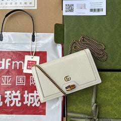GUCCI DIANA MINI BAG WITH BAMBOO