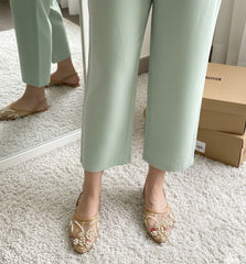 Elegant Beige  Mules
