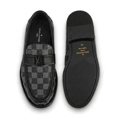 High Quality Imported Pure Leather Brand Logo Shoes