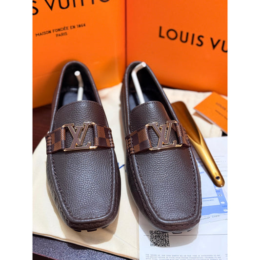 High Quality Imported Pure Leather Brand Logo Shoes