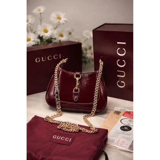 GUCCI Jackie Notte Mini Crossbody Bag