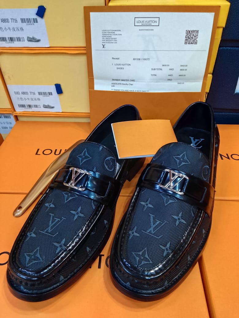 High Quality Imported Pure Leather Brand Logo Shoes