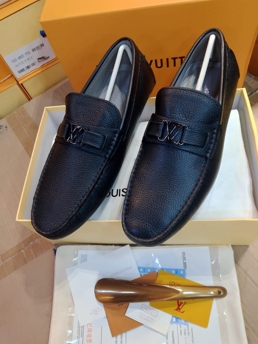 High Quality Imported Pure Leather Brand Logo Shoes