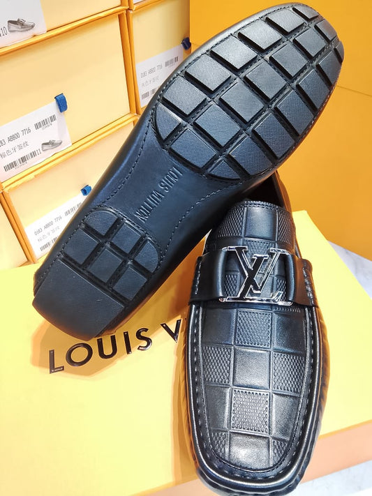 High Quality Imported Pure Leather Brand Logo Shoes