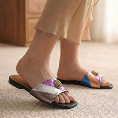 Brand Logo Soft Flat Slipper