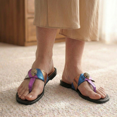Brand Logo Soft Flat Slipper