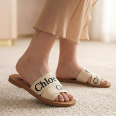 Brand Logo Soft Flat Slipper