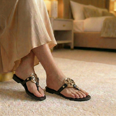Brand Logo Soft Flat Slipper