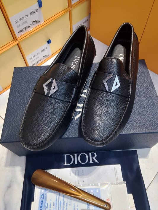 High Quality Imported Pure Leather Brand Logo Shoes