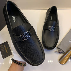 High Quality Imported Pure Leather Brand Logo Shoes