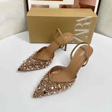 High Quality Imported Brand Logo Heels