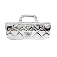 CHANEL Large Patent Top Handle Bag