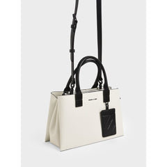 CHARLES & KEITH Cameron Double Top Handle Bag