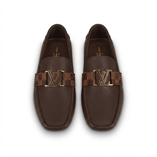High Quality Imported Pure Leather Brand Logo Shoes