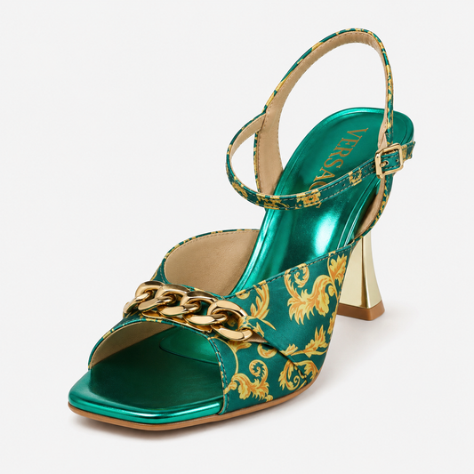 Designer Soft Brand Logo Heels