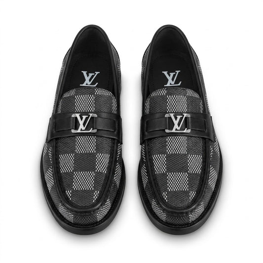High Quality Imported Pure Leather Brand Logo Shoes